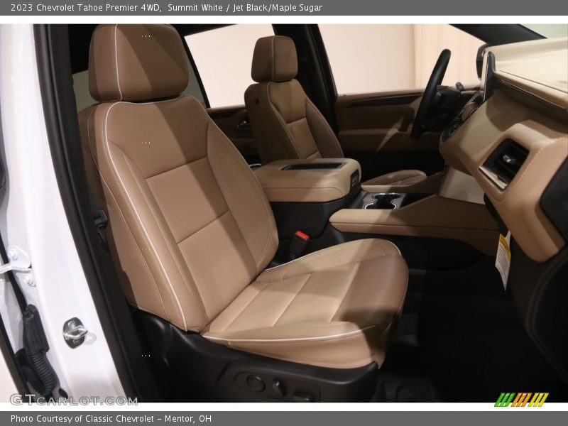 Summit White / Jet Black/Maple Sugar 2023 Chevrolet Tahoe Premier 4WD