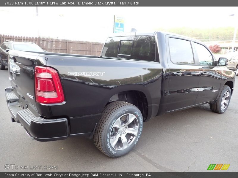 Diamond Black Crystal Pearl / Black 2023 Ram 1500 Laramie Crew Cab 4x4