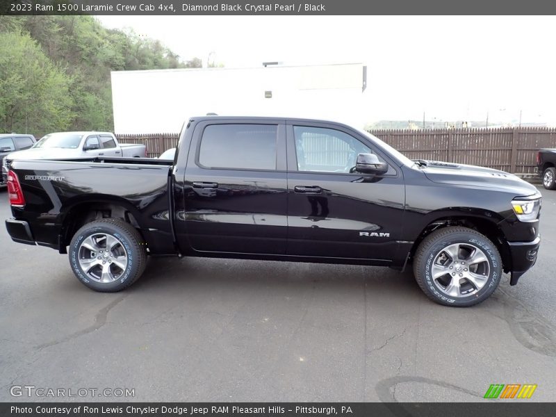  2023 1500 Laramie Crew Cab 4x4 Diamond Black Crystal Pearl