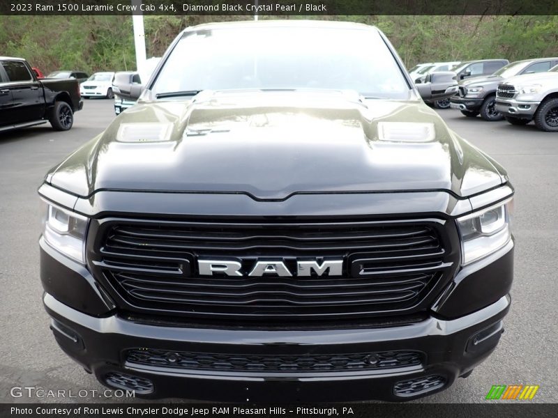 Diamond Black Crystal Pearl / Black 2023 Ram 1500 Laramie Crew Cab 4x4