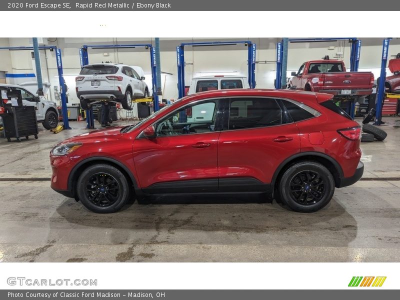 Rapid Red Metallic / Ebony Black 2020 Ford Escape SE
