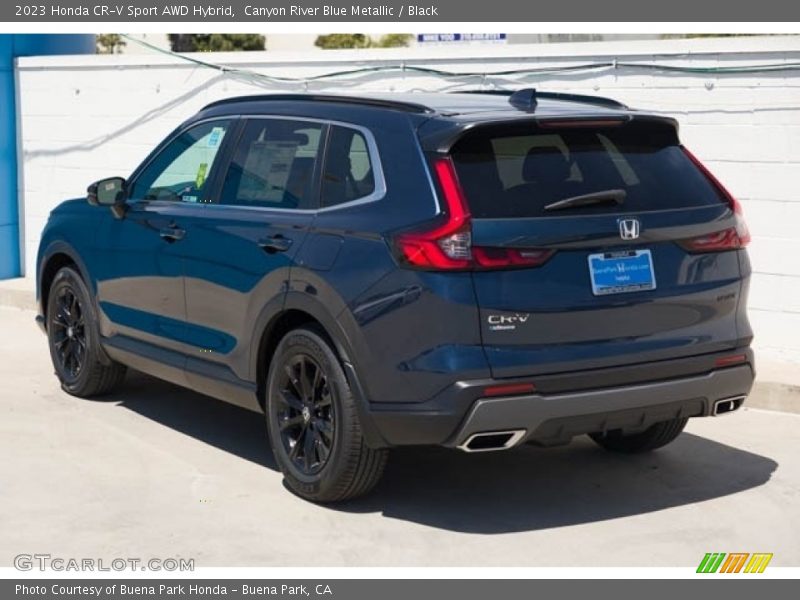 Canyon River Blue Metallic / Black 2023 Honda CR-V Sport AWD Hybrid