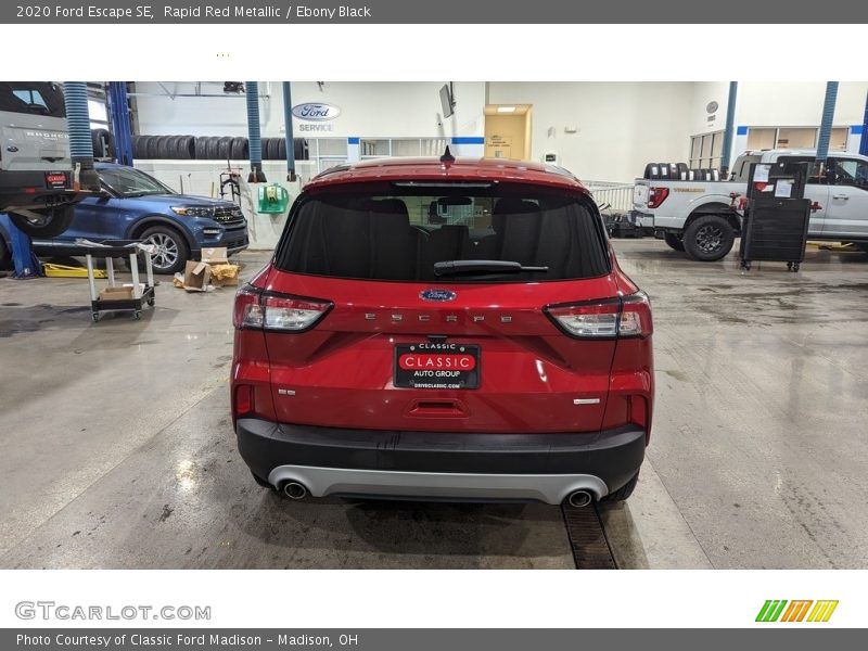 Rapid Red Metallic / Ebony Black 2020 Ford Escape SE