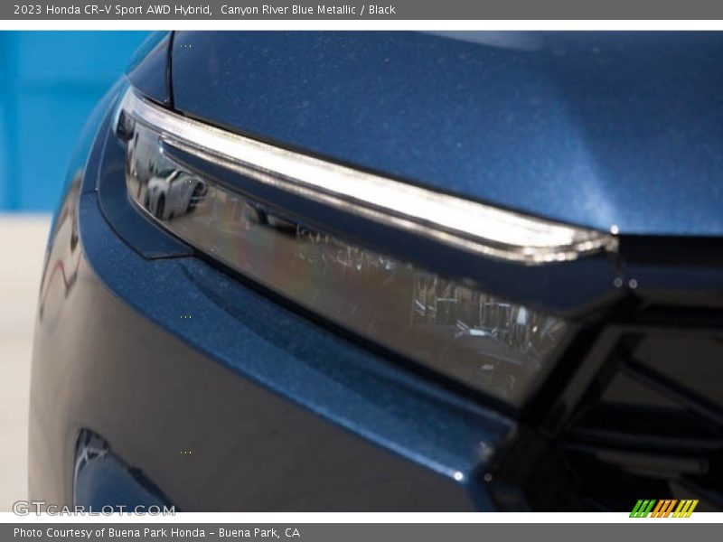 Canyon River Blue Metallic / Black 2023 Honda CR-V Sport AWD Hybrid