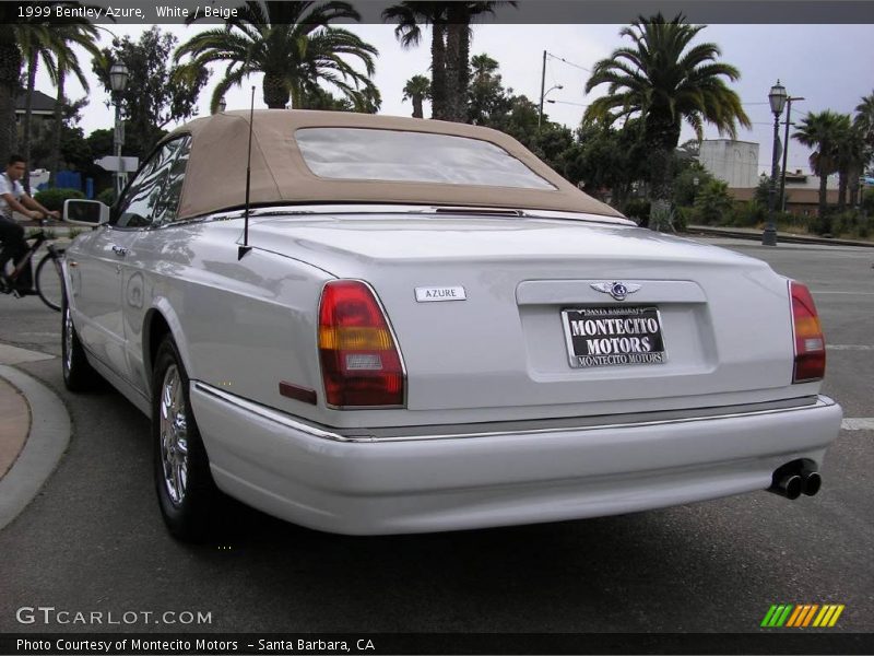 White / Beige 1999 Bentley Azure