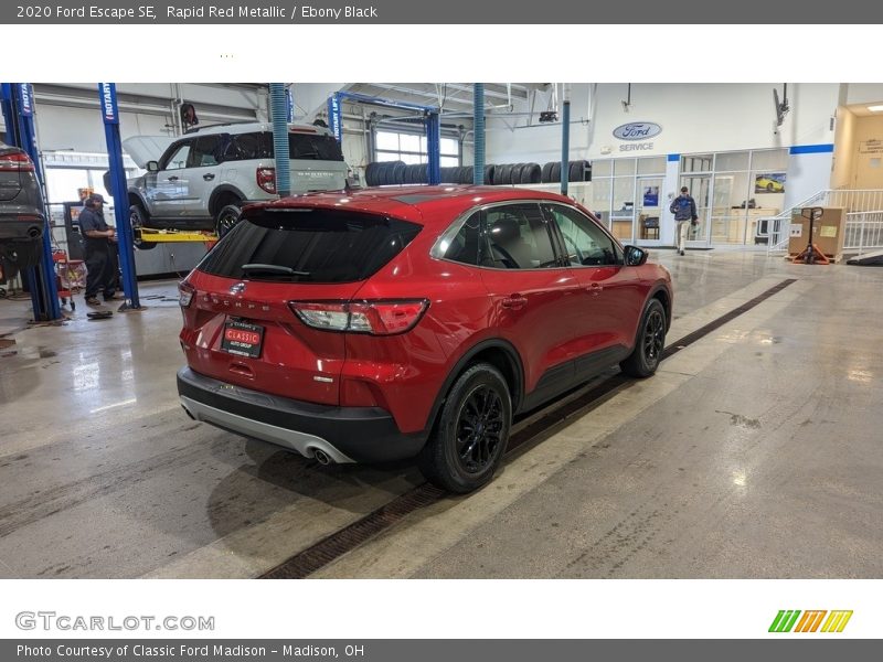 Rapid Red Metallic / Ebony Black 2020 Ford Escape SE