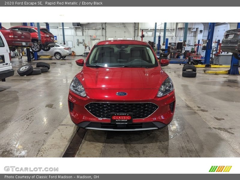 Rapid Red Metallic / Ebony Black 2020 Ford Escape SE