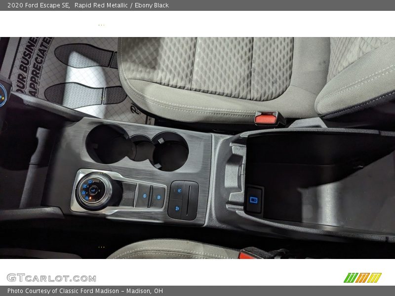 Rapid Red Metallic / Ebony Black 2020 Ford Escape SE