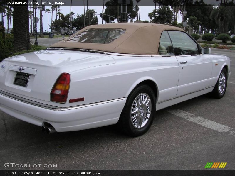White / Beige 1999 Bentley Azure