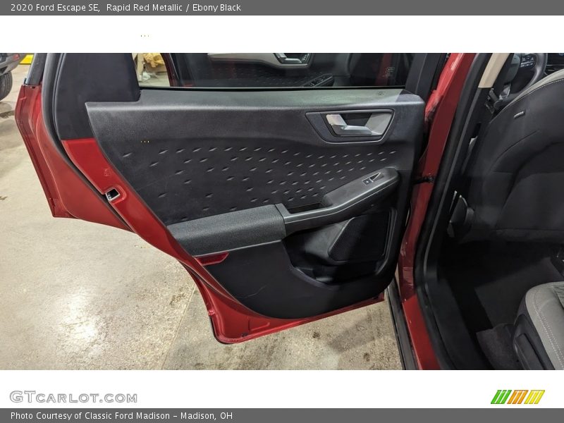 Rapid Red Metallic / Ebony Black 2020 Ford Escape SE