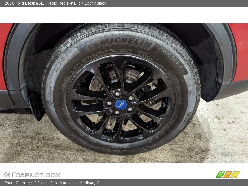 Rapid Red Metallic / Ebony Black 2020 Ford Escape SE