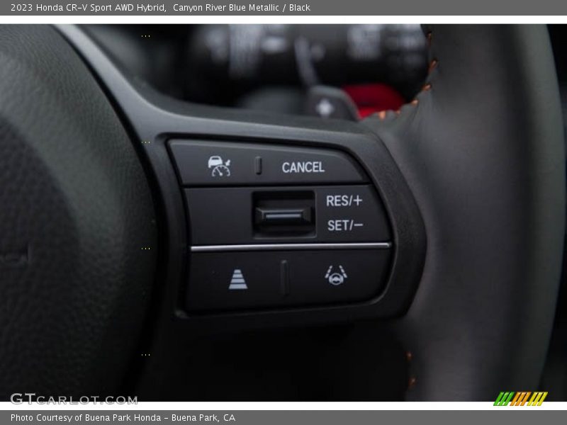 Canyon River Blue Metallic / Black 2023 Honda CR-V Sport AWD Hybrid