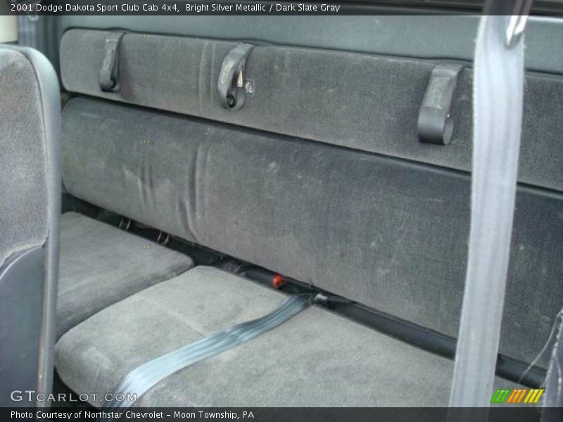 Bright Silver Metallic / Dark Slate Gray 2001 Dodge Dakota Sport Club Cab 4x4