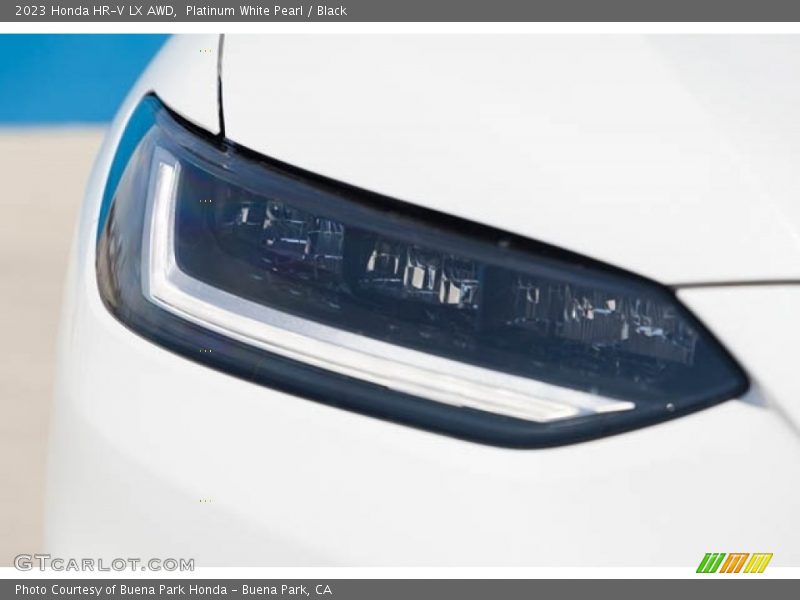 Platinum White Pearl / Black 2023 Honda HR-V LX AWD