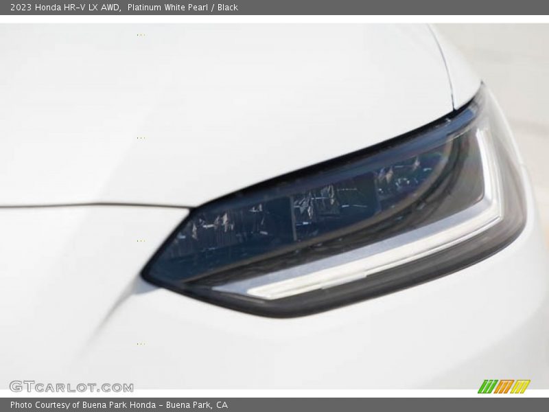 Platinum White Pearl / Black 2023 Honda HR-V LX AWD