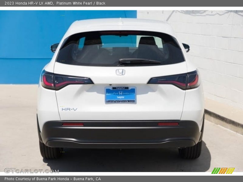 Platinum White Pearl / Black 2023 Honda HR-V LX AWD
