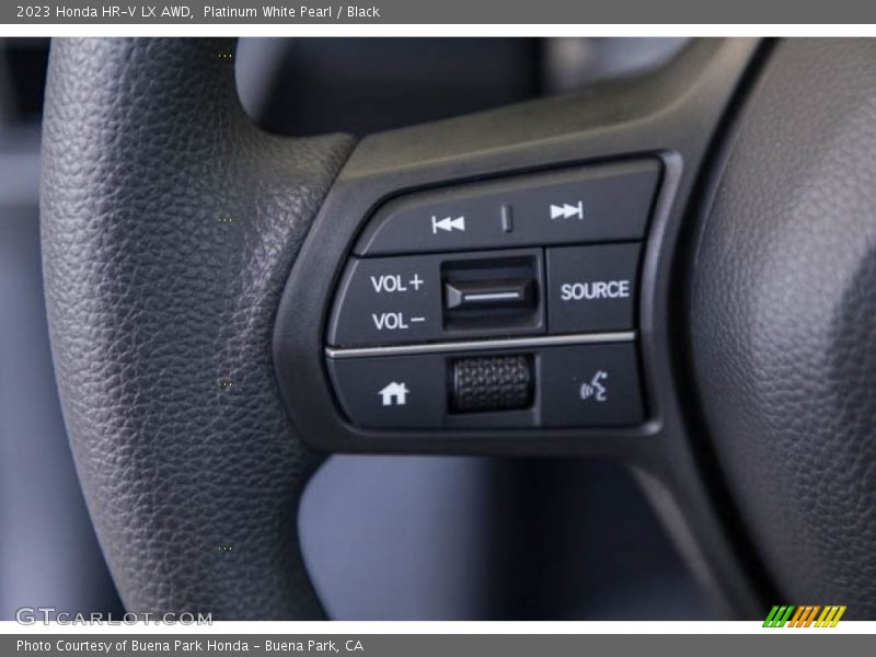 Platinum White Pearl / Black 2023 Honda HR-V LX AWD