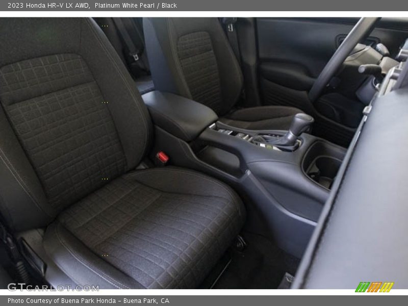 Platinum White Pearl / Black 2023 Honda HR-V LX AWD