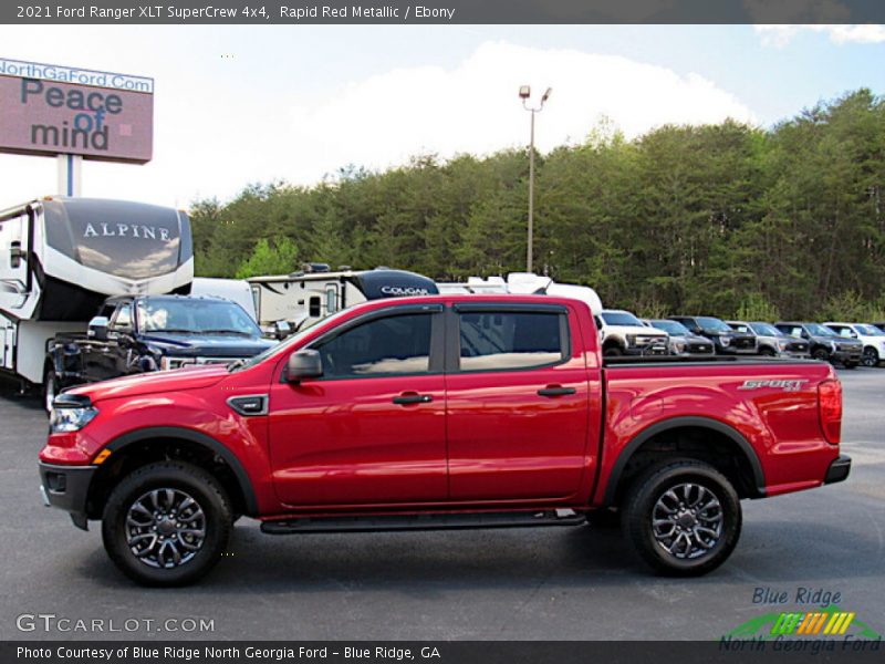 Rapid Red Metallic / Ebony 2021 Ford Ranger XLT SuperCrew 4x4