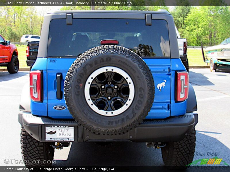 Velocity Blue Metallic / Black Onyx 2023 Ford Bronco Badlands 4X4 4-Door