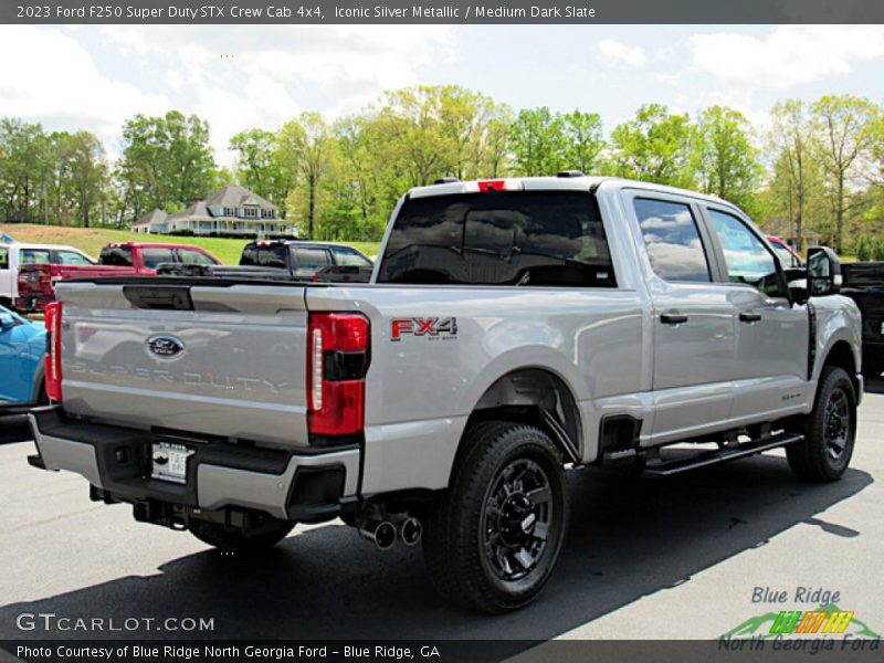 Iconic Silver Metallic / Medium Dark Slate 2023 Ford F250 Super Duty STX Crew Cab 4x4