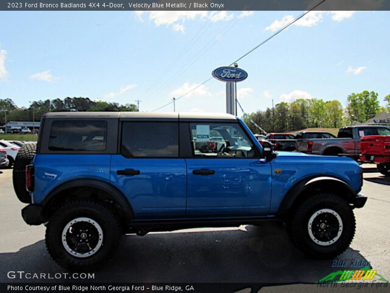 Velocity Blue Metallic / Black Onyx 2023 Ford Bronco Badlands 4X4 4-Door