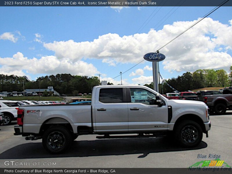 Iconic Silver Metallic / Medium Dark Slate 2023 Ford F250 Super Duty STX Crew Cab 4x4