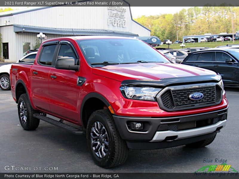 Rapid Red Metallic / Ebony 2021 Ford Ranger XLT SuperCrew 4x4