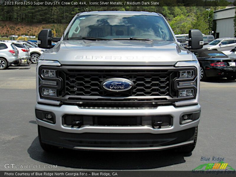 Iconic Silver Metallic / Medium Dark Slate 2023 Ford F250 Super Duty STX Crew Cab 4x4