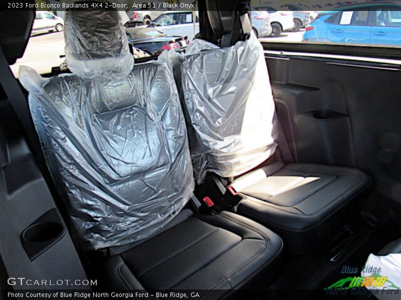 Rear Seat of 2023 Bronco Badlands 4X4 2-Door