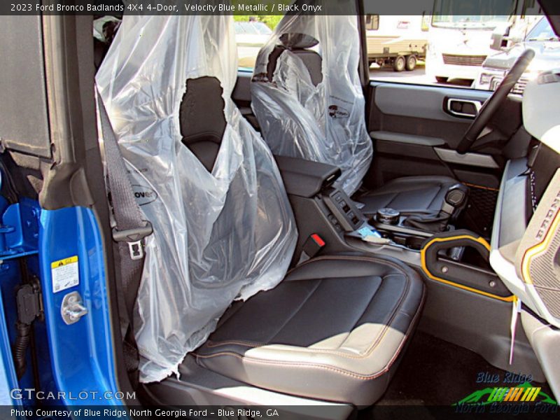 Velocity Blue Metallic / Black Onyx 2023 Ford Bronco Badlands 4X4 4-Door