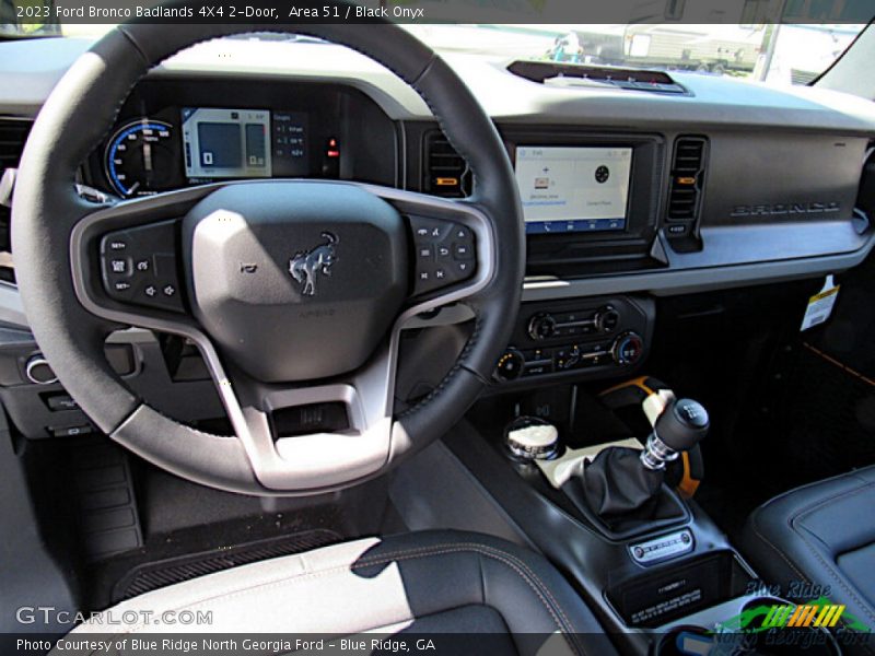 Dashboard of 2023 Bronco Badlands 4X4 2-Door