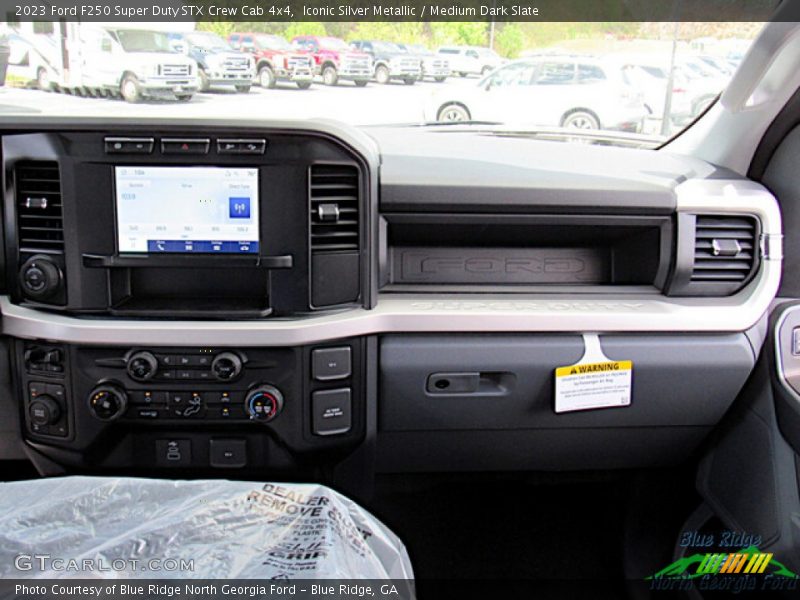 Iconic Silver Metallic / Medium Dark Slate 2023 Ford F250 Super Duty STX Crew Cab 4x4