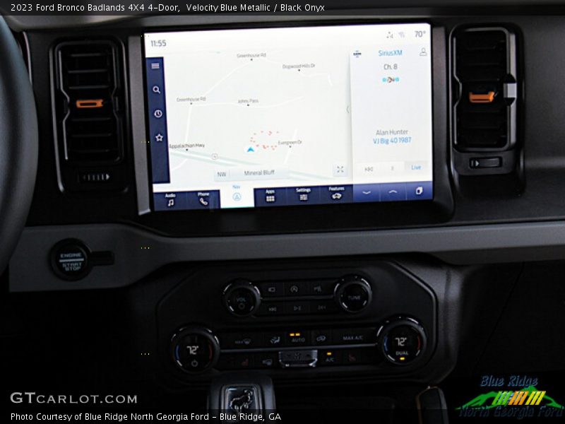 Velocity Blue Metallic / Black Onyx 2023 Ford Bronco Badlands 4X4 4-Door