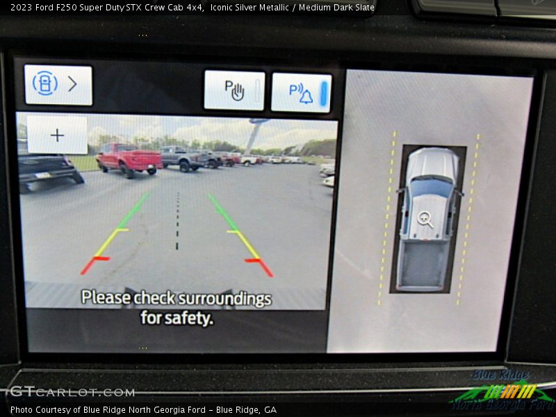 Iconic Silver Metallic / Medium Dark Slate 2023 Ford F250 Super Duty STX Crew Cab 4x4
