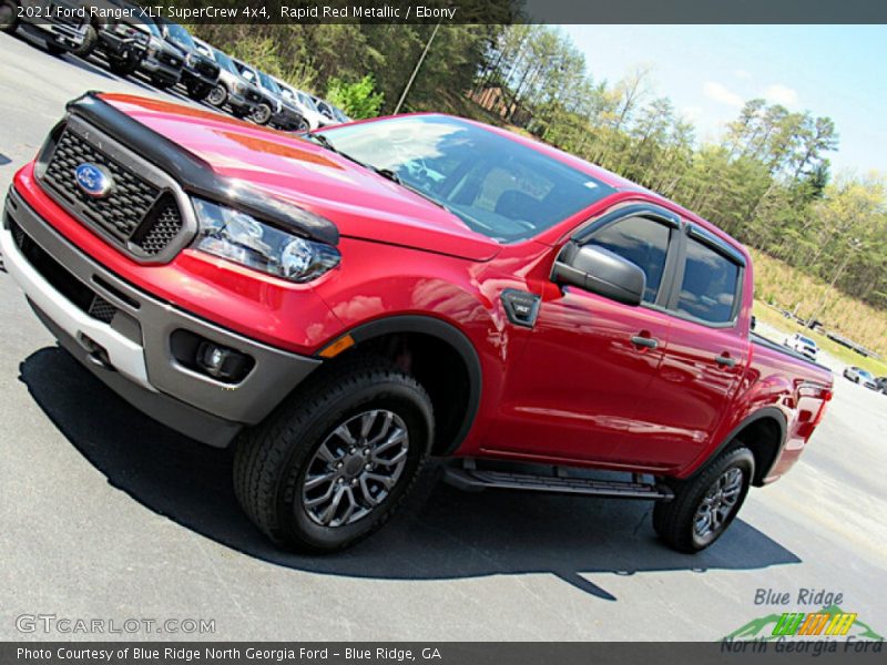 Rapid Red Metallic / Ebony 2021 Ford Ranger XLT SuperCrew 4x4