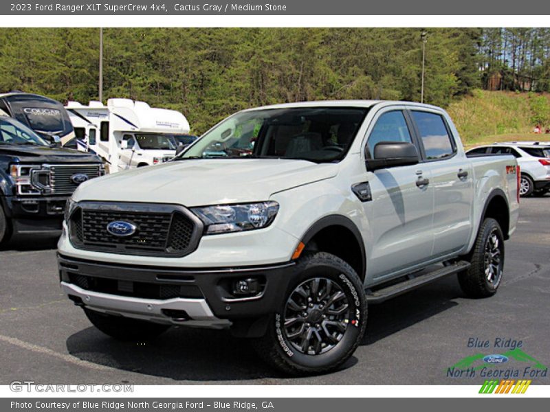 Cactus Gray / Medium Stone 2023 Ford Ranger XLT SuperCrew 4x4