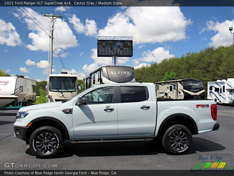 Cactus Gray / Medium Stone 2023 Ford Ranger XLT SuperCrew 4x4