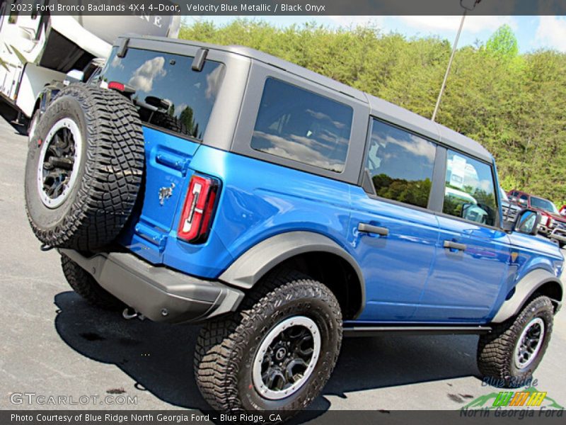 Velocity Blue Metallic / Black Onyx 2023 Ford Bronco Badlands 4X4 4-Door