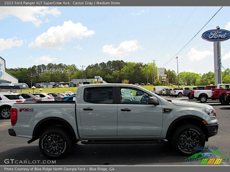 Cactus Gray / Medium Stone 2023 Ford Ranger XLT SuperCrew 4x4