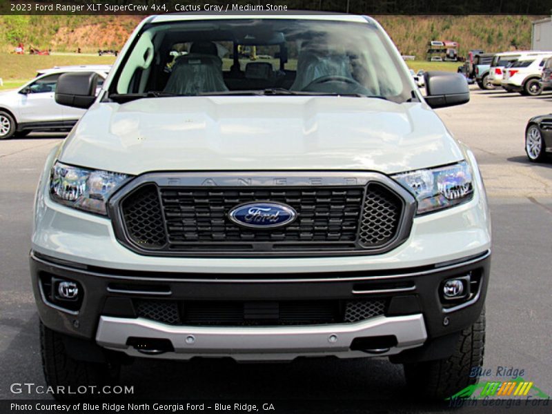 Cactus Gray / Medium Stone 2023 Ford Ranger XLT SuperCrew 4x4