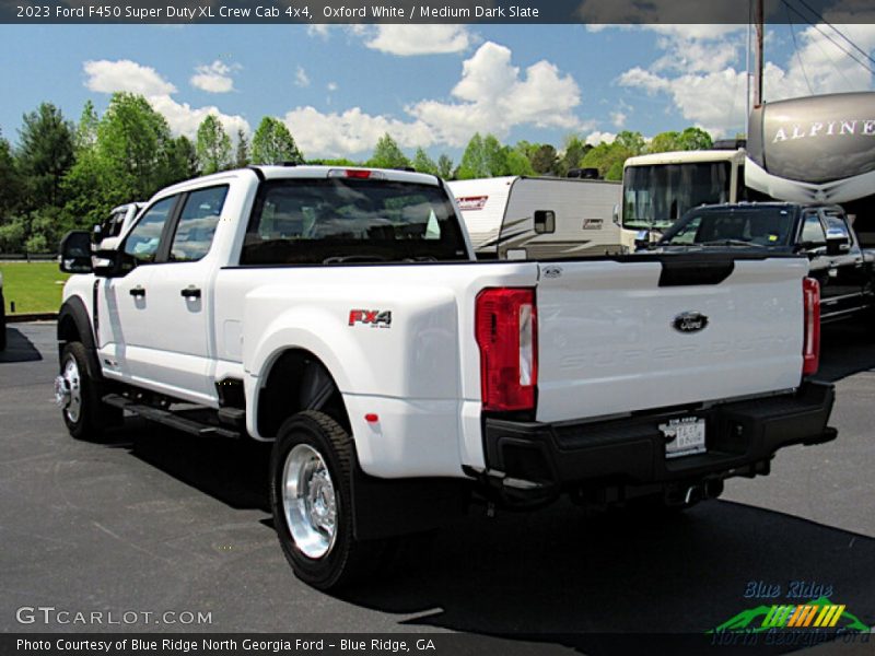 Oxford White / Medium Dark Slate 2023 Ford F450 Super Duty XL Crew Cab 4x4