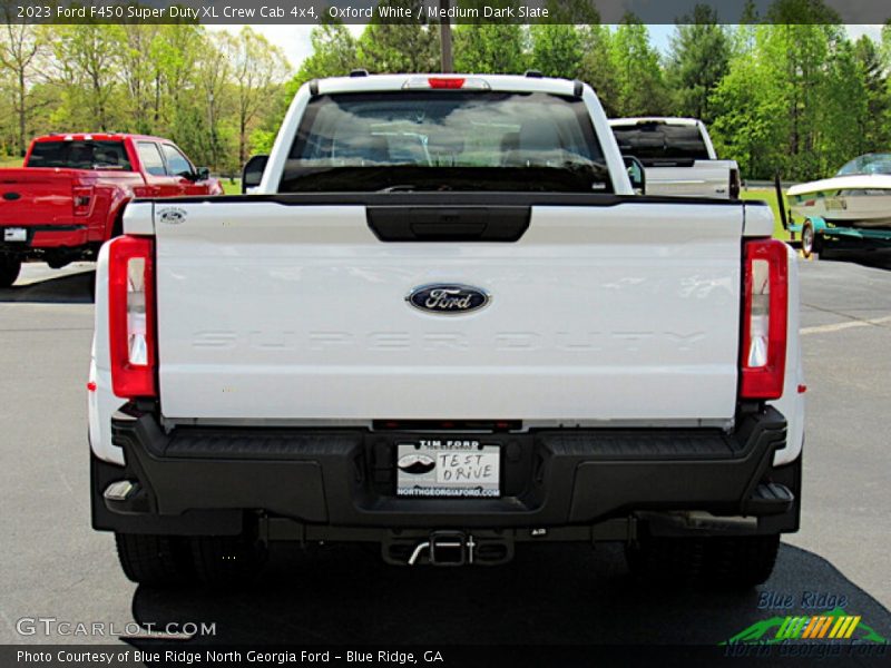 Oxford White / Medium Dark Slate 2023 Ford F450 Super Duty XL Crew Cab 4x4