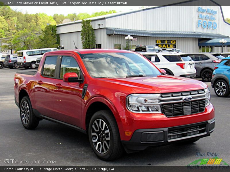  2023 Maverick Lariat AWD Hot Pepper Red Metallic