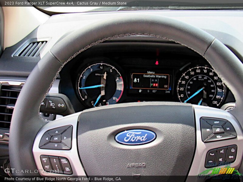 Cactus Gray / Medium Stone 2023 Ford Ranger XLT SuperCrew 4x4