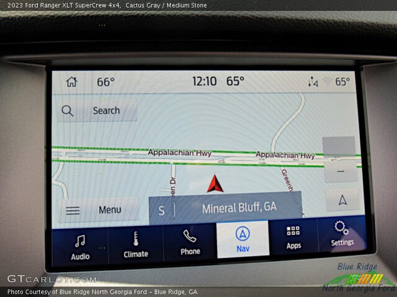 Cactus Gray / Medium Stone 2023 Ford Ranger XLT SuperCrew 4x4