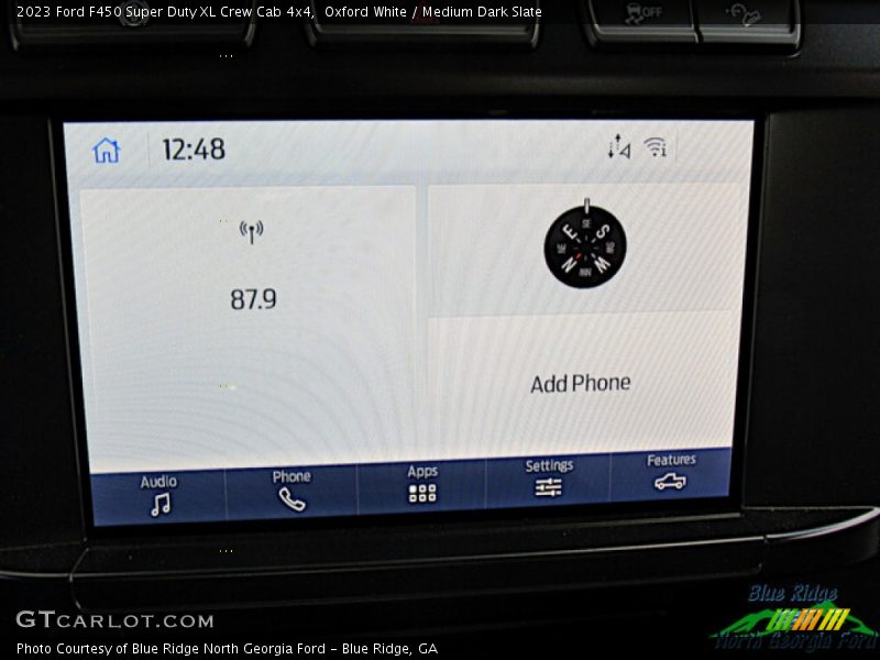 Oxford White / Medium Dark Slate 2023 Ford F450 Super Duty XL Crew Cab 4x4