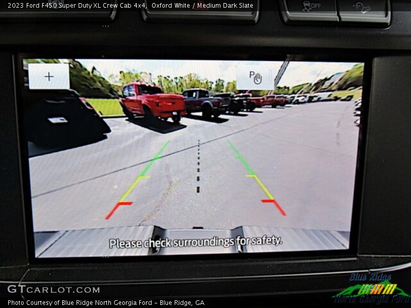 Oxford White / Medium Dark Slate 2023 Ford F450 Super Duty XL Crew Cab 4x4