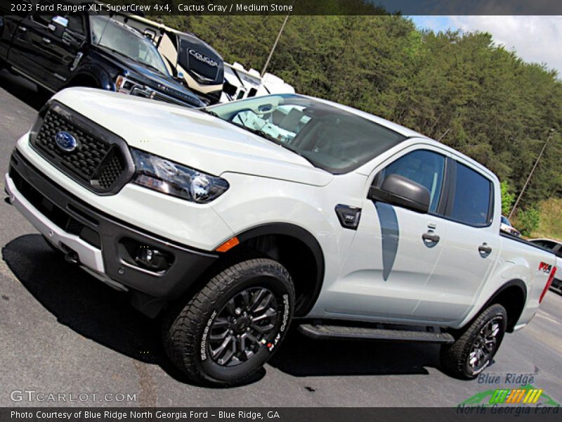 Cactus Gray / Medium Stone 2023 Ford Ranger XLT SuperCrew 4x4