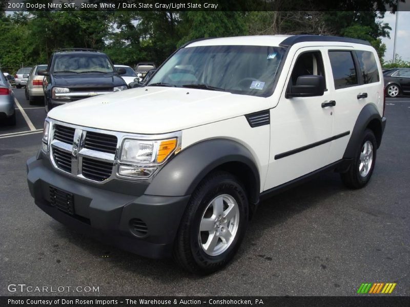 Stone White / Dark Slate Gray/Light Slate Gray 2007 Dodge Nitro SXT
